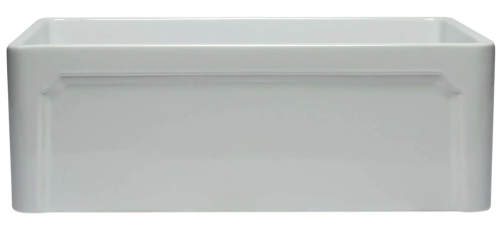 ALFI 30" Single Bowl Fireclay Farmhouse Apron Sink, White, AB3020SB-W