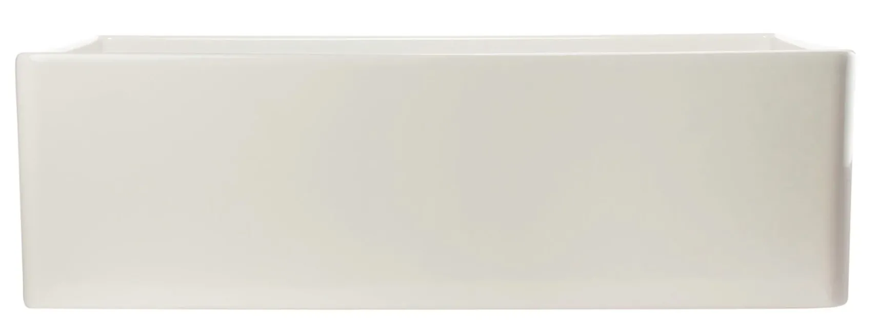 ALFI 33" Single Bowl Fireclay Farmhouse Apron Sink, Biscuit, AB533-B