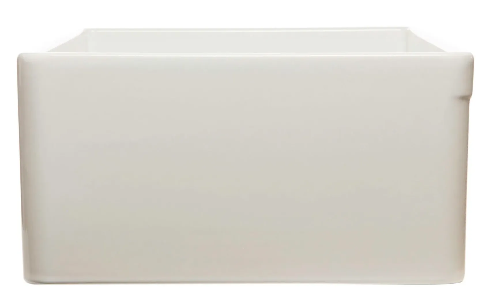 ALFI 33" Single Bowl Fireclay Farmhouse Apron Sink, Biscuit, AB533-B