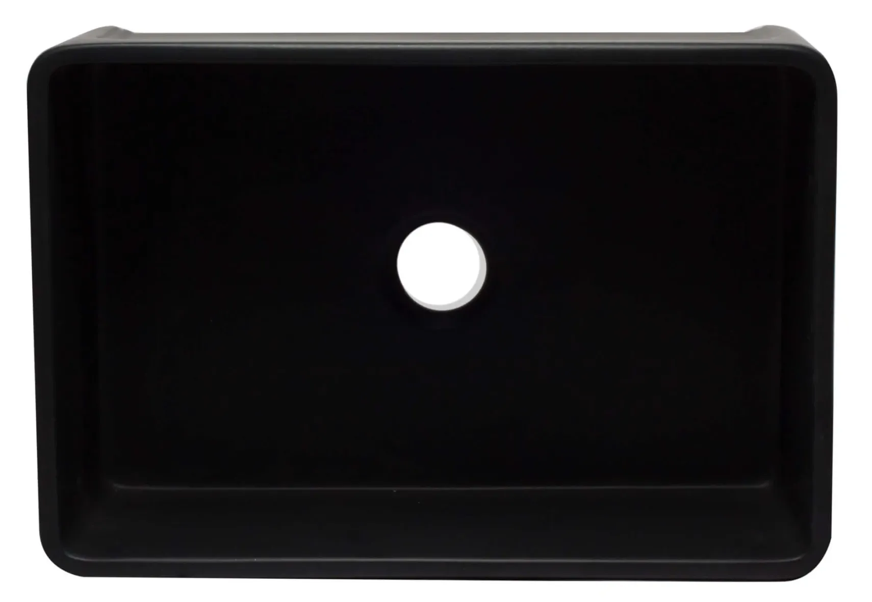ALFI 30" Single Bowl Fireclay Farmhouse Apron Sink, Black Matte, AB3020SB-BM