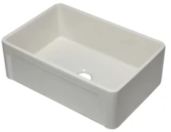 ALFI 30" Single Bowl Fireclay Farmhouse Apron Sink, Biscuit, AB3020SB-B