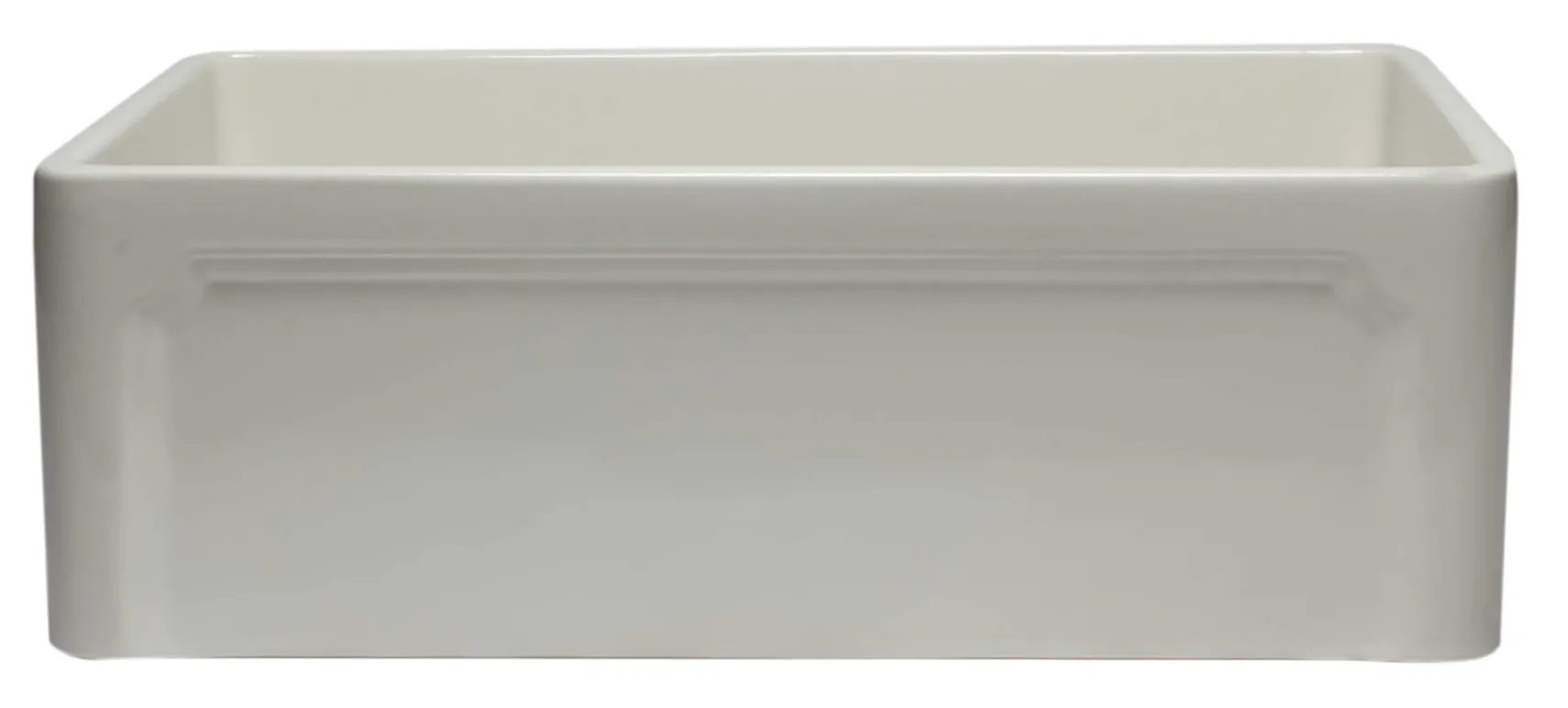 ALFI 30" Single Bowl Fireclay Farmhouse Apron Sink, Biscuit, AB3020SB-B