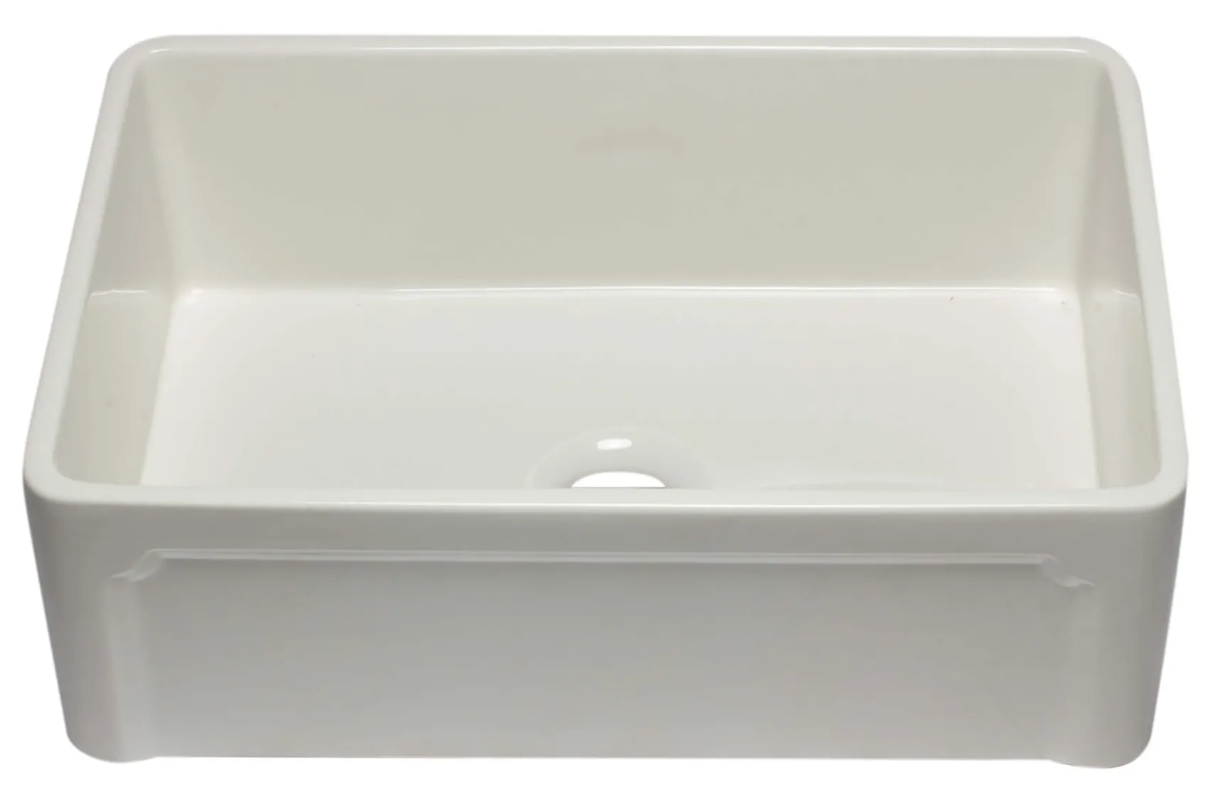 ALFI 30" Single Bowl Fireclay Farmhouse Apron Sink, Biscuit, AB3020SB-B