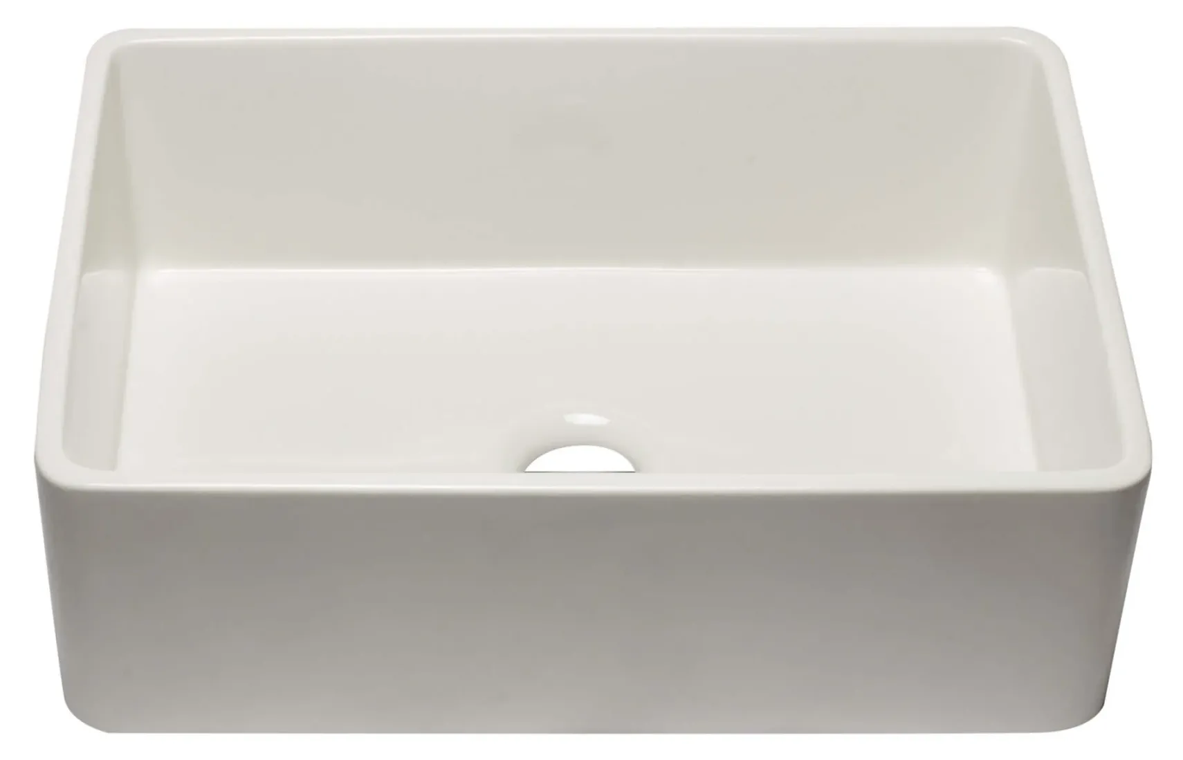ALFI 30" Single Bowl Fireclay Farmhouse Apron Sink, Biscuit, AB3020SB-B