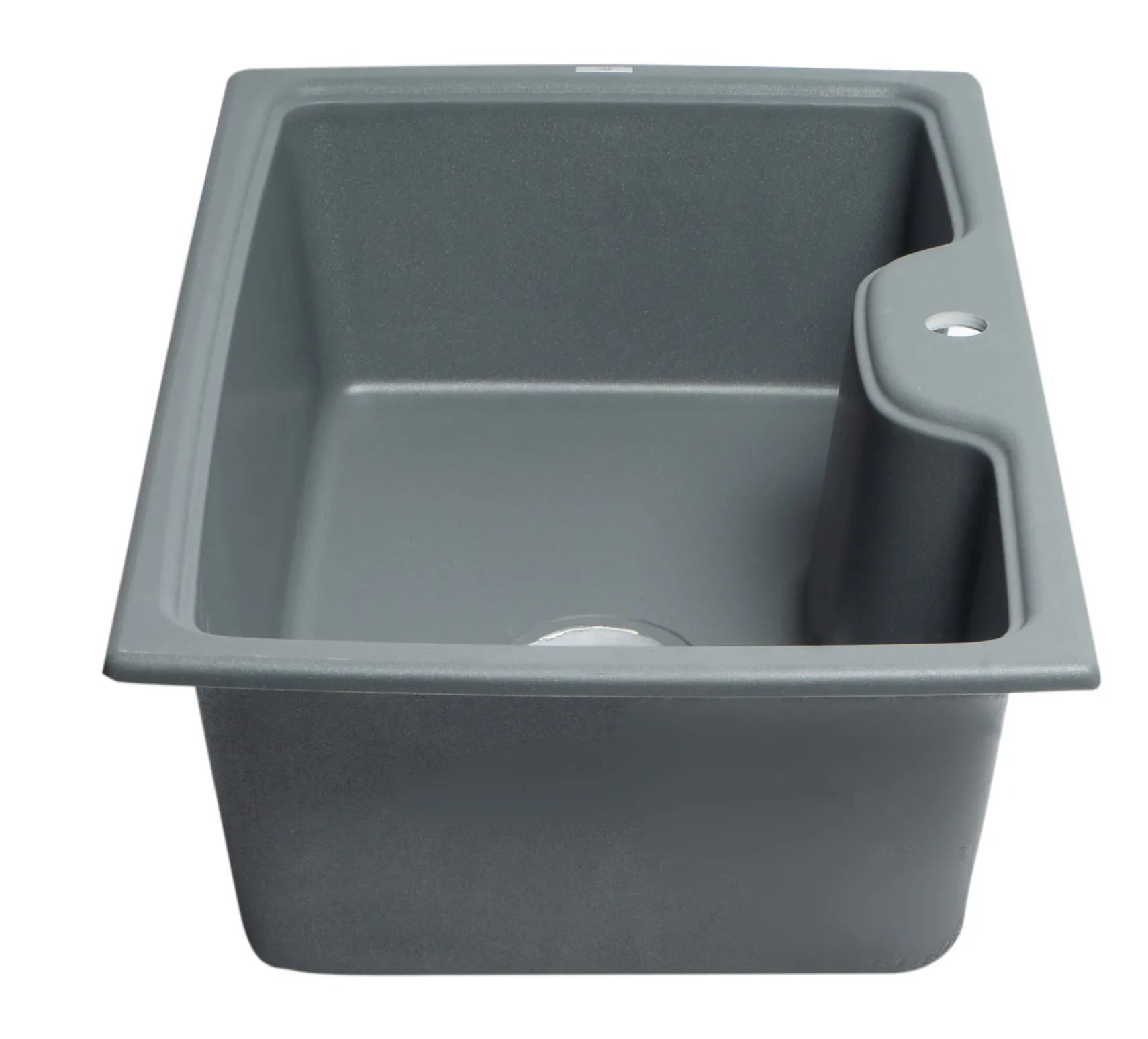 ALFI Titanium 35" Drop-In Single Bowl Granite Composite Kitchen Sink, AB3520DI-T
