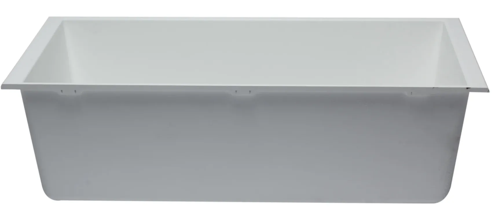 ALFI White 33" Single Bowl Undermount Granite Composite Kitchen Sink, AB3322UM-W