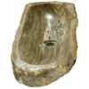 Allstone 31″x11″x5″ Petrified Wood Stone Vessel Sink, Brown, PEWD-#095