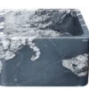 17" Black Glacier Quartz Stone Farmhouse Kitchen Sink, Single Bowl, Reversible, KF171710-BGQ