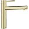 Blanco Alta II Pull-Out Bar Faucet, Satin Gold, 1.5 GPM, Brass, 527571