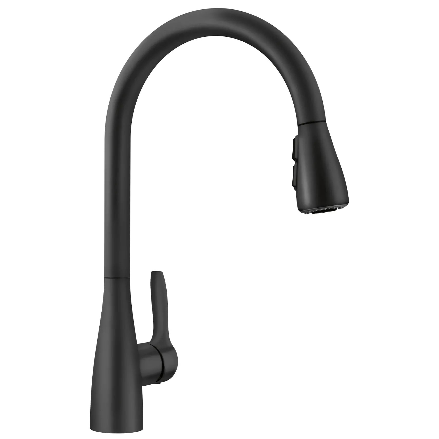 Blanco Atura Pull-Down Dual-Spray Kitchen Faucet, Matte Black, 1.5 GPM, Brass, 443027