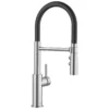 Blanco Catris Flexo Semi-Pro Pull-Down Dual-Spray Kitchen Faucet, PVD Steel, 1.5 GPM, Brass, 402448