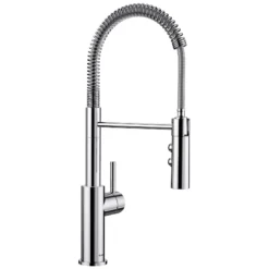 Blanco Catris Semi-Pro Pull-Down Dual-Spray Kitchen Faucet, Chrome, 1.5 GPM, Brass, 401917