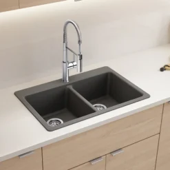 Blanco Catris Semi-Pro Pull-Down Dual-Spray Kitchen Faucet, Chrome, 1.5 GPM, Brass, 401917