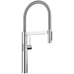 Blanco Culina II Pull-Down Dual-Spray Touchless Sensor Kitchen Faucet, Chrome, 1.5 GPM, Brass, 527471