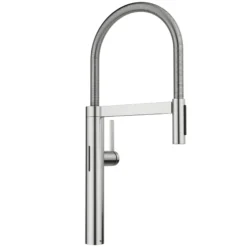 Blanco Culina II Pull-Down Dual-Spray Touchless Sensor Kitchen Faucet, PVD Steel, 1.5 GPM, Brass, 527470