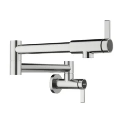 Blanco Culina II Wall-Mounted Pot Filler, PVD Steel, 1.5 GPM, Brass, 527484
