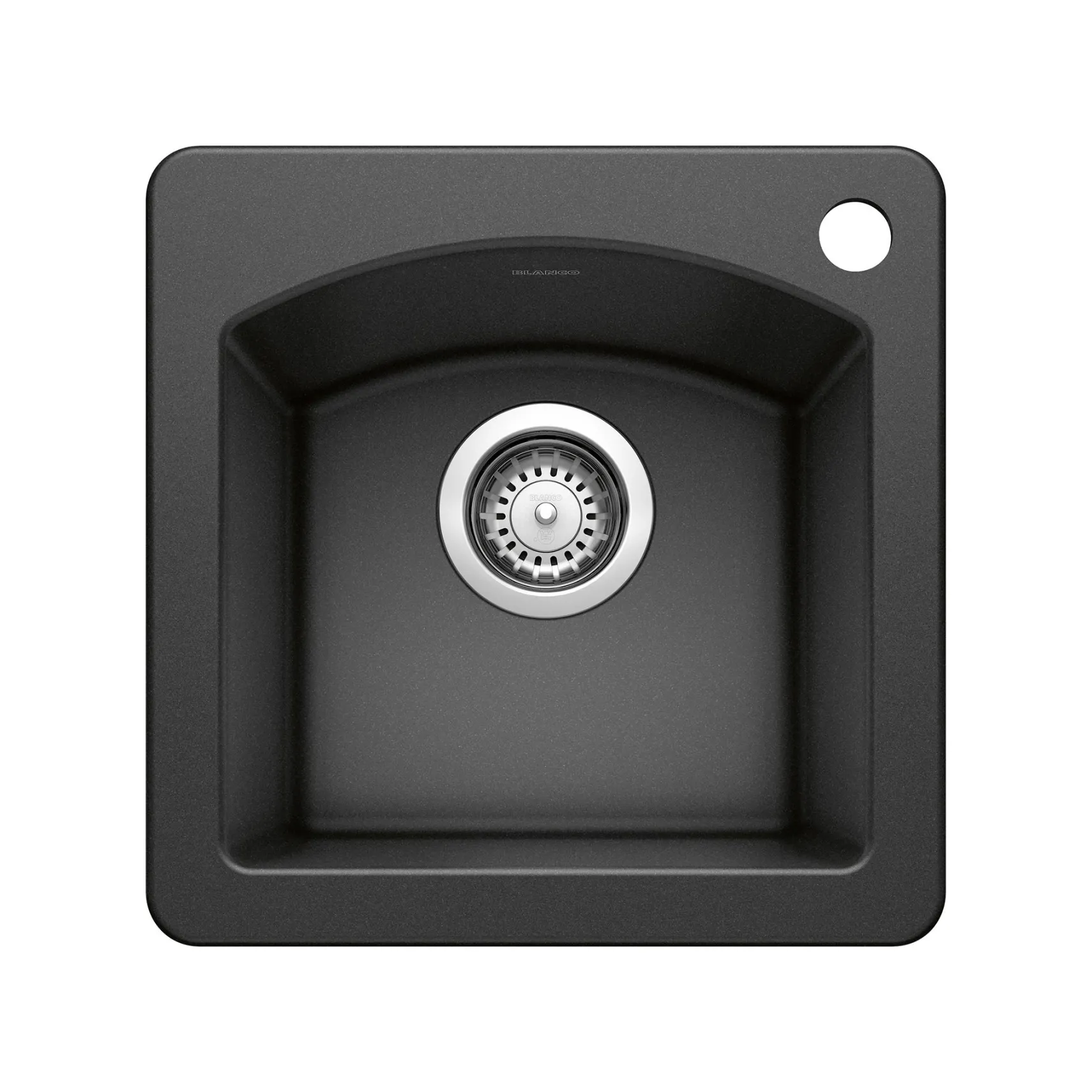 Blanco Diamond 15" Square Granite Composite Bar/Prep Sink, Silgranit, Anthracite, 440204