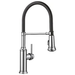 Blanco Empressa 1.5 GPM Brass Kitchen Faucet, Semi-Pro, Polished Chrome, 442508