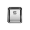 Blanco Formera 16" Rectangle Stainless Steel Bar/Prep Sink, 18 Gauge, Satin Polish, 442767