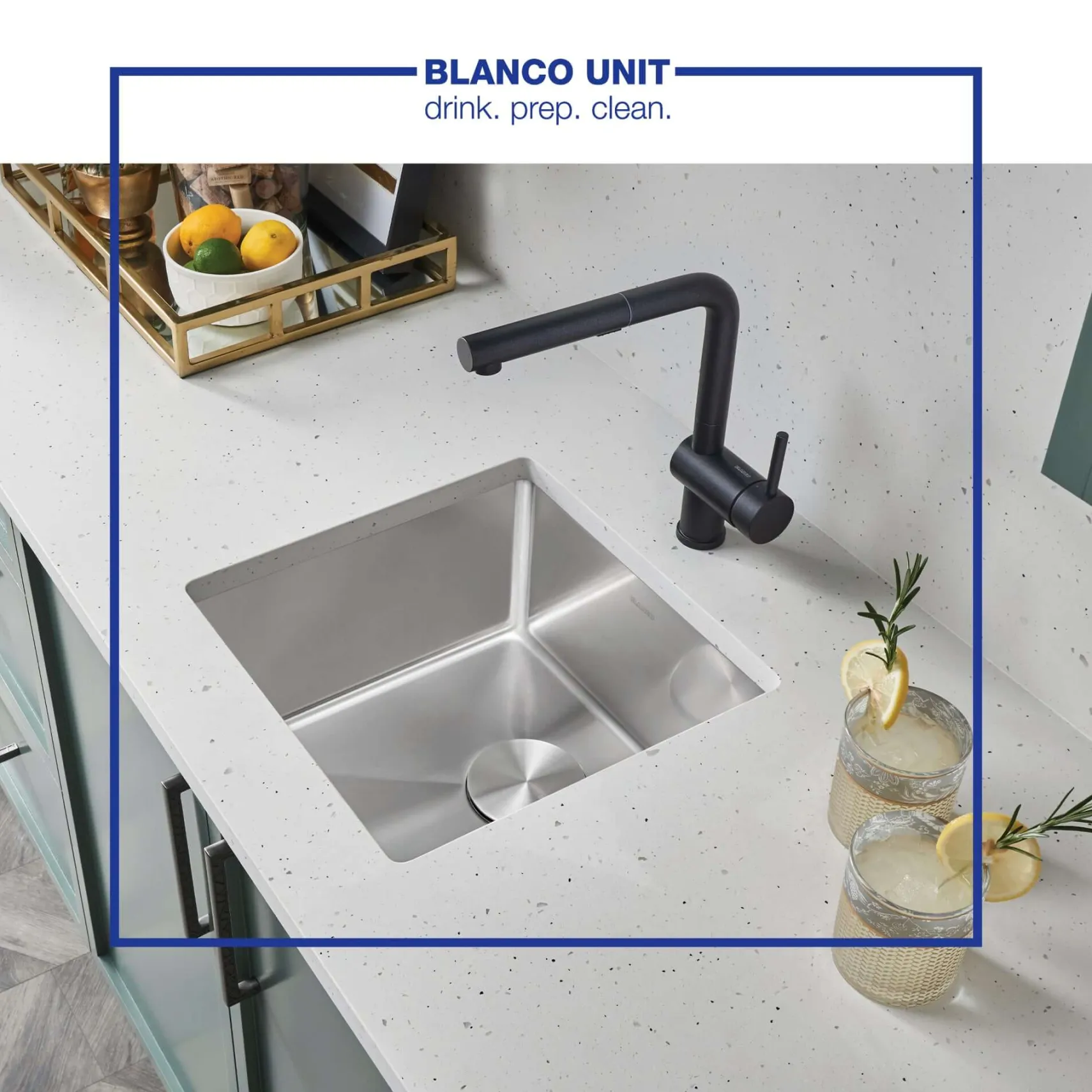 Blanco Linus 1.5 GPM Brass Kitchen Faucet, Pull-Out, Anthracite, 526367