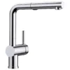 Blanco Linus 1.5 GPM Brass Kitchen Faucet, Pull-Out, Polished Chrome, 526365