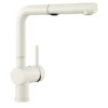 Blanco Linus 1.5 GPM Brass Kitchen Faucet, Pull-Out, White, 526373