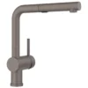 Blanco Linus Low Arc Pull-Out Dual-Spray Kitchen Faucet, Volcano Gray, 1.5 GPM, Brass, 526962