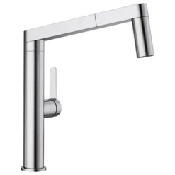 Blanco Panera 1.5 GPM Stainless Steel Kitchen Faucet, Pull-Out, 402043