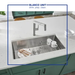 Blanco Panera 1.5 GPM Stainless Steel Kitchen Faucet, Pull-Out, 402043