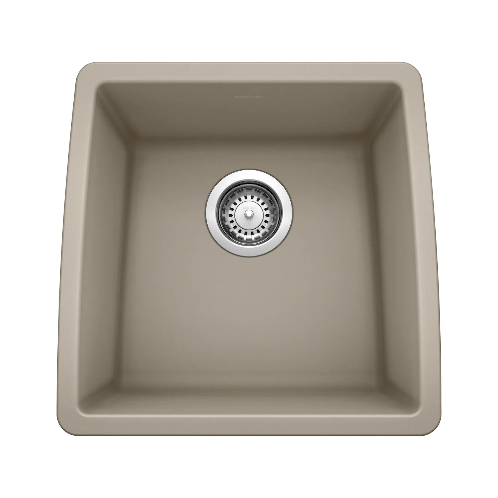 Blanco Performa 18" Rectangle Granite Composite Bar/Prep Sink, Silgranit, Truffle, 441288