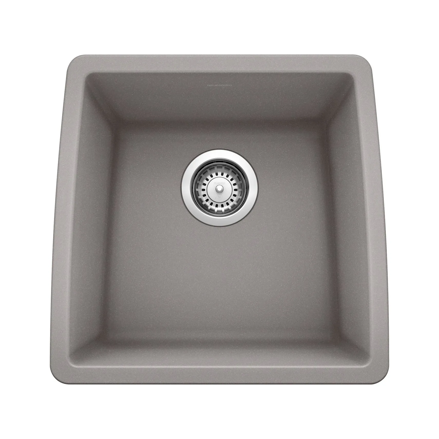 Blanco Performa 18" Rectangle Granite Composite Bar/Prep Sink, Silgranit, Metallic Gray, 440082