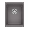 Blanco Precis 14" Rectangle Granite Composite Bar/Prep Sink, Silgranit, Cinder, 519048