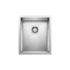 Blanco Precision 15" Rectangle Stainless Steel Bar/Prep Sink, 18 Gauge, Satin Polish, 516208