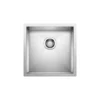 Blanco Precision 17" Square Stainless Steel Bar/Prep Sink, 18 Gauge, Satin Polish, 515637
