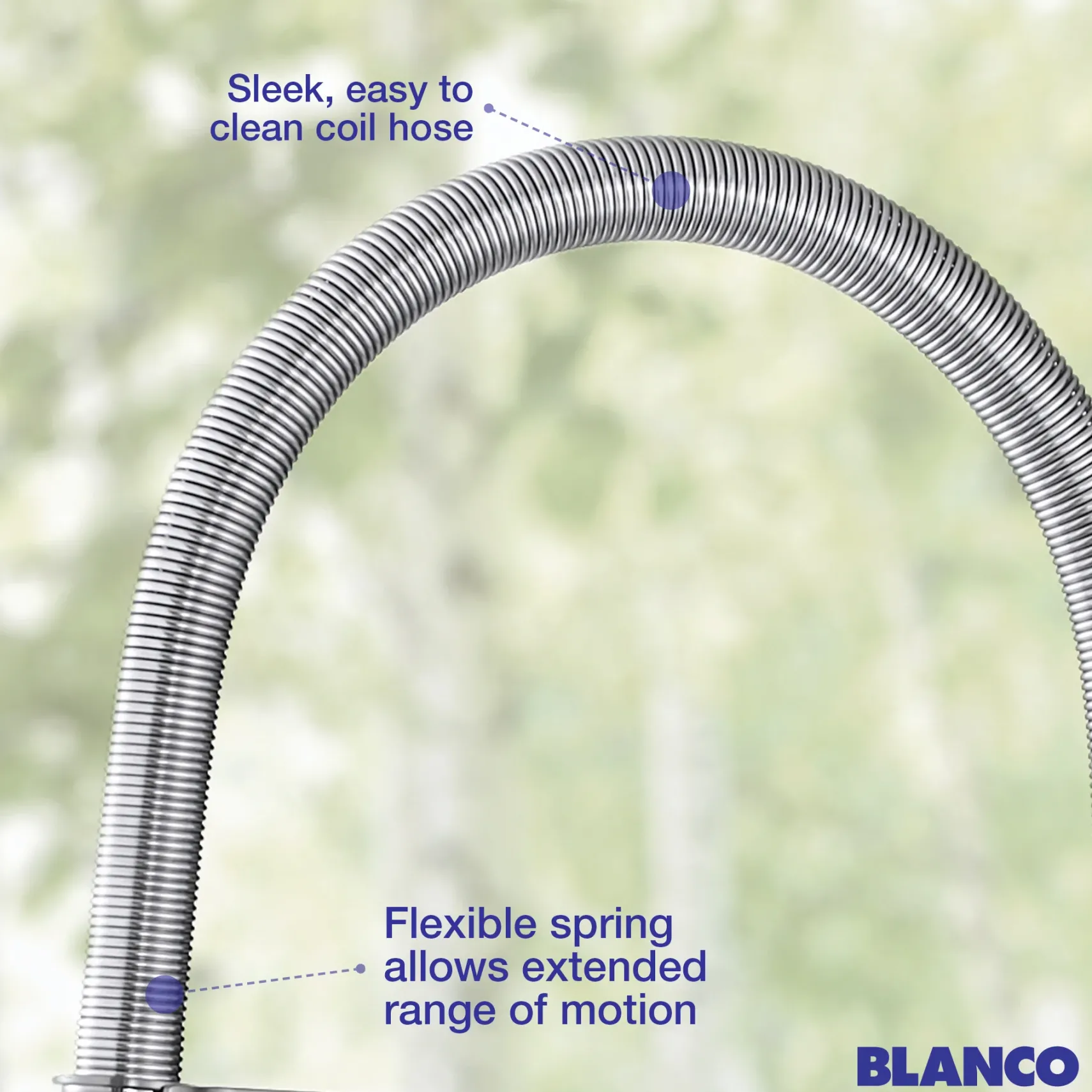 Blanco Rivana Semi-Pro Pull-Down Dual-Spray Kitchen Faucet, Matte Black, 1.5 GPM, Brass, 443019
