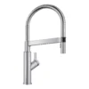 Blanco Solenta 1.5 GPM Brass Kitchen Faucet, Semi-Pro, Stainless, 401991