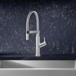 Blanco Solenta 1.5 GPM Brass Kitchen Faucet, Semi-Pro, Stainless, 401991