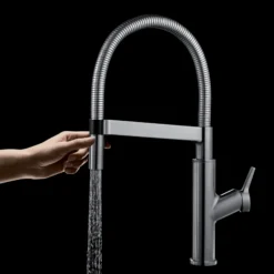 Blanco Solenta 1.5 GPM Brass Kitchen Faucet, Semi-Pro, Polished Chrome, 401992