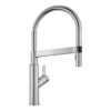 Blanco Solenta 1.5 GPM Brass Kitchen Faucet, Semi-Pro, Stainless, 401993