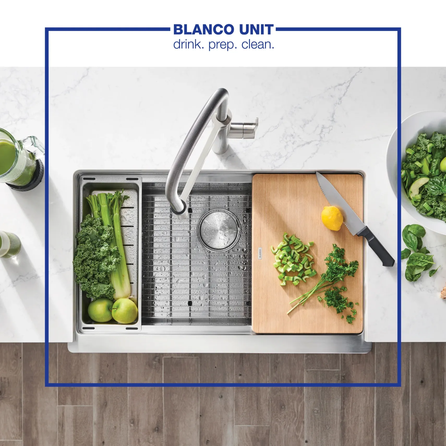 Blanco Solenta 1.5 GPM Brass Kitchen Faucet, Semi-Pro, Stainless, 401993