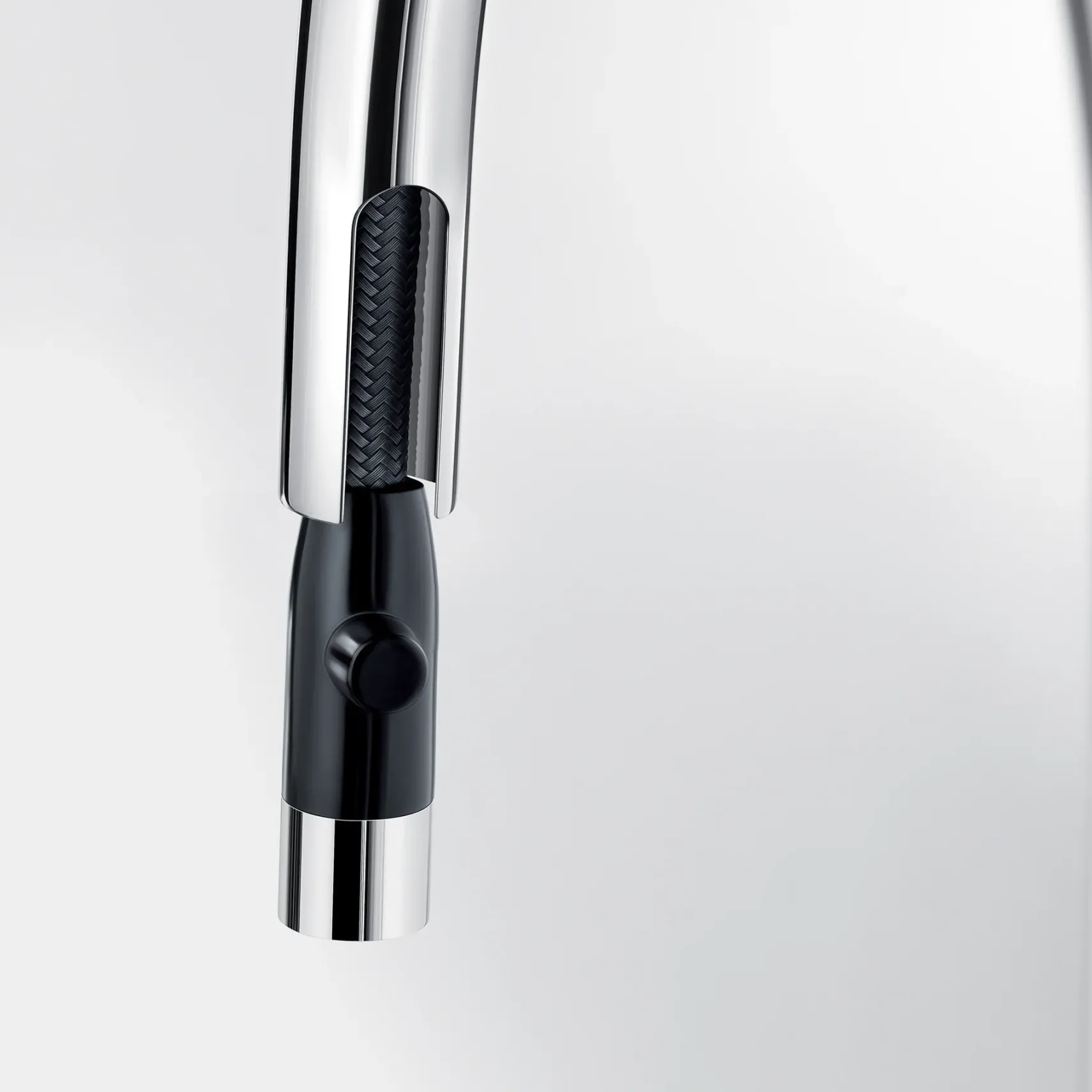 Blanco Urbena 1.5 GPM Brass Kitchen Faucet, Pull-Down, Truffle/Chrome, 526397