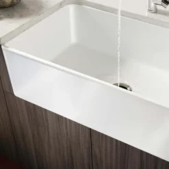 Blanco Cerana 30" Fireclay Farmhouse Sink, White, 525010