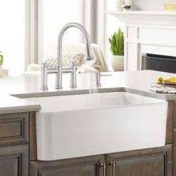 Blanco Cerana 33" Fireclay Farmhouse Sink, White, 525012