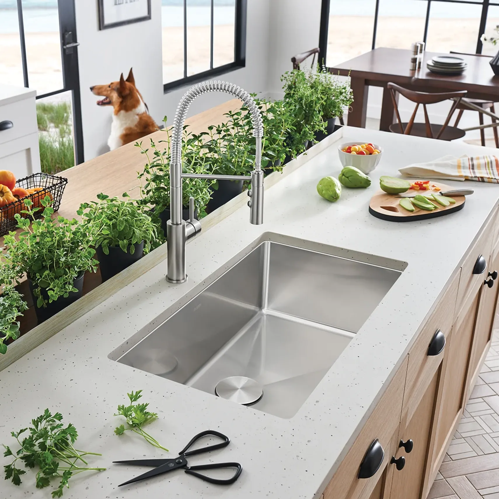 Blanco Cuvee 32" Undermount Stainless Steel Kitchen Sink, Satin Polish, 16 Gauge, No Faucet Hole, 524754