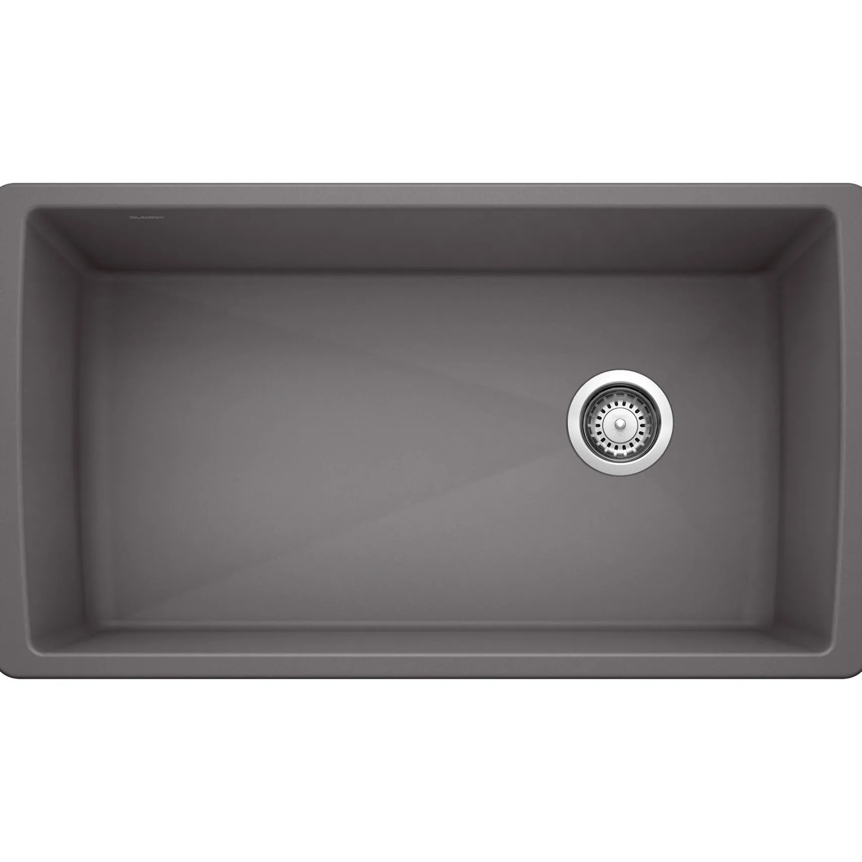 Blanco Diamond 34" Undermount Granite Composite Kitchen Sink, Silgranit, Cinder, 441764