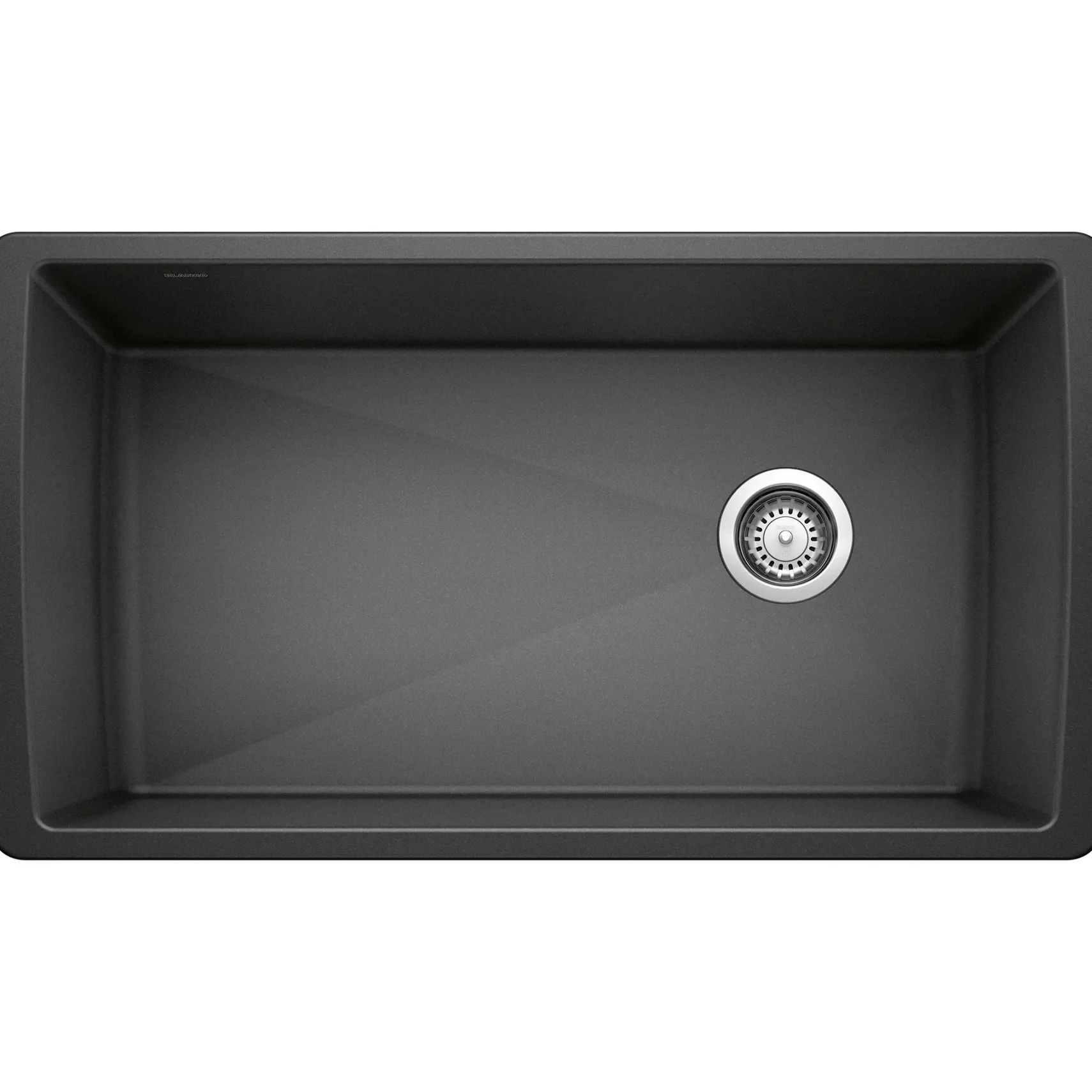 Blanco Diamond 34" Undermount Granite Composite Kitchen Sink, Silgranit, Anthracite, 441768