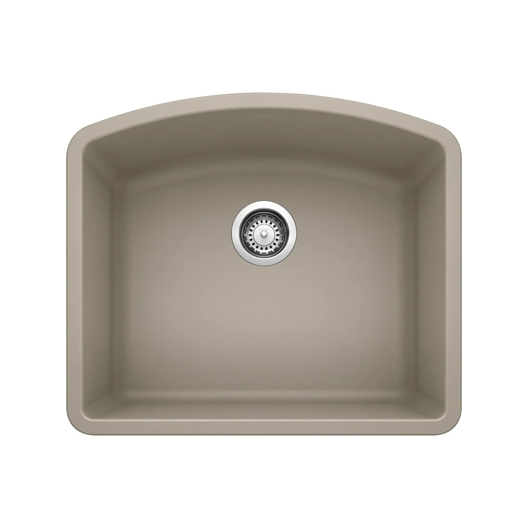 Blanco Diamond 24" Undermount Granite Composite Kitchen Sink, Silgranit, Truffle, 441281