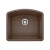 Blanco Diamond 24" Undermount Granite Composite Kitchen Sink, Silgranit, Cafe, 440172