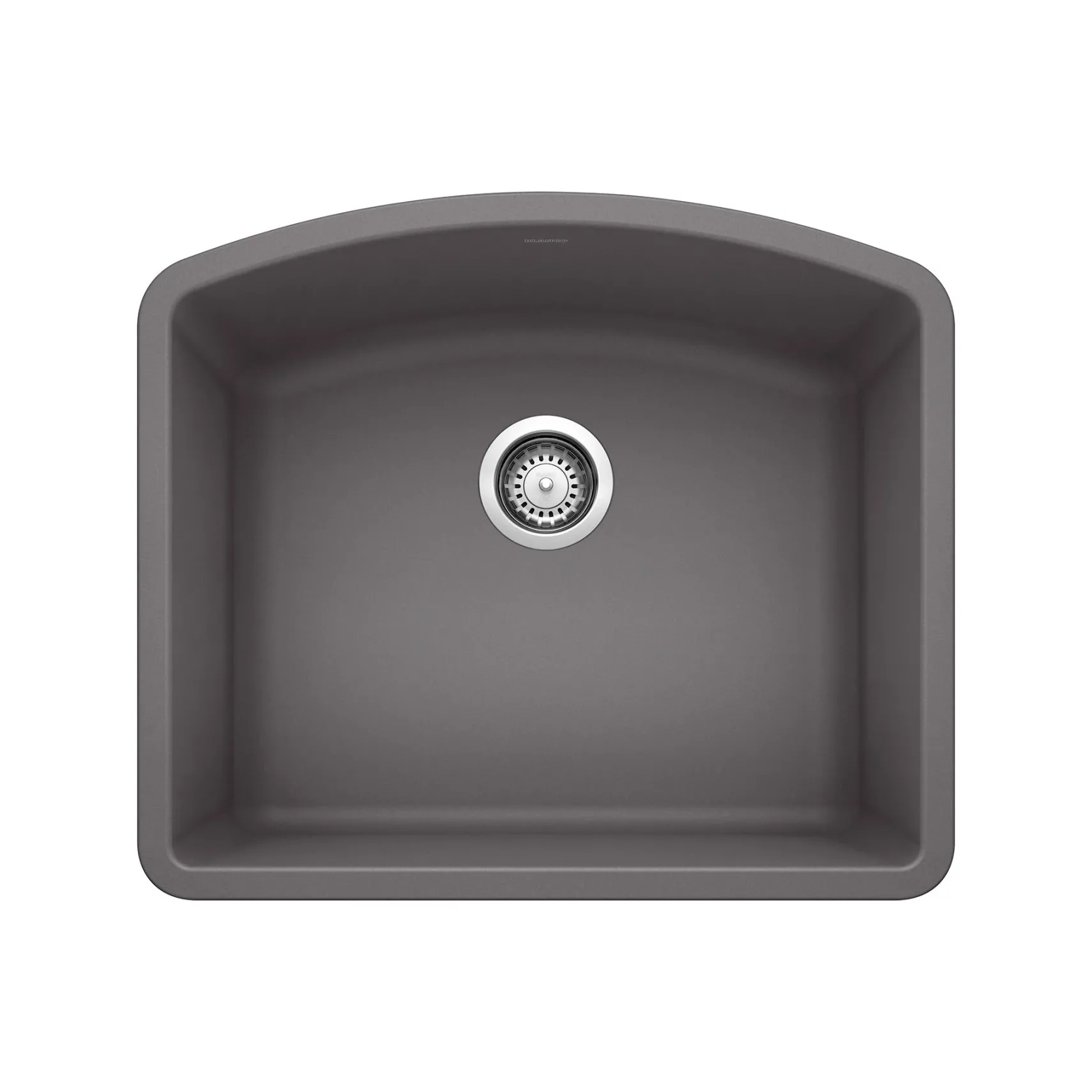 Blanco Diamond 24" Undermount Granite Composite Kitchen Sink, Silgranit, Cinder, 441468