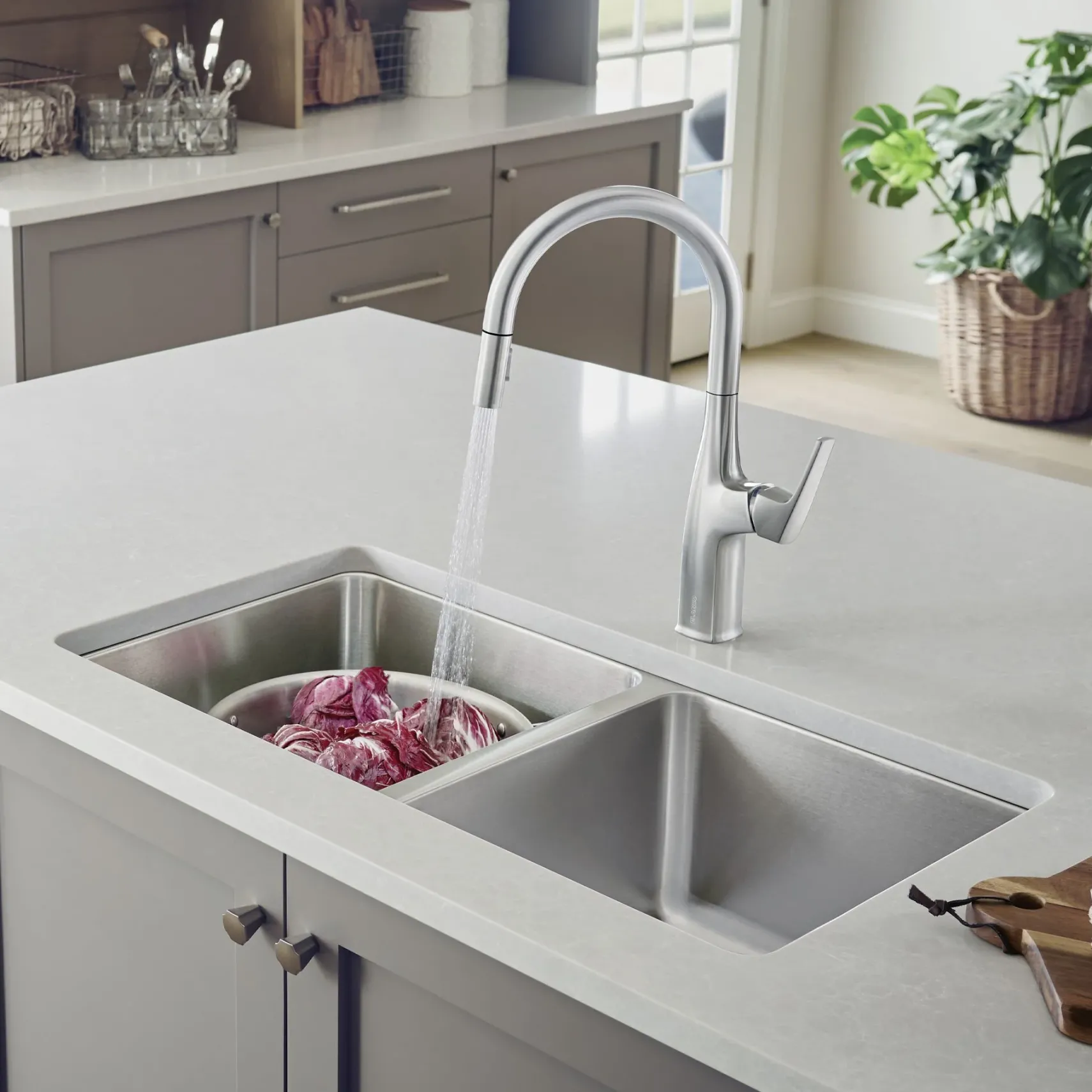 Blanco Formera 33" Undermount Stainless Steel Kitchen Sink, 50/50 Double Bowl, 18 Gauge, Satin Polish, 442768